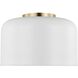 Malone 1 Light 10.75 inch Matte White Ceiling Flush Mount Ceiling Light